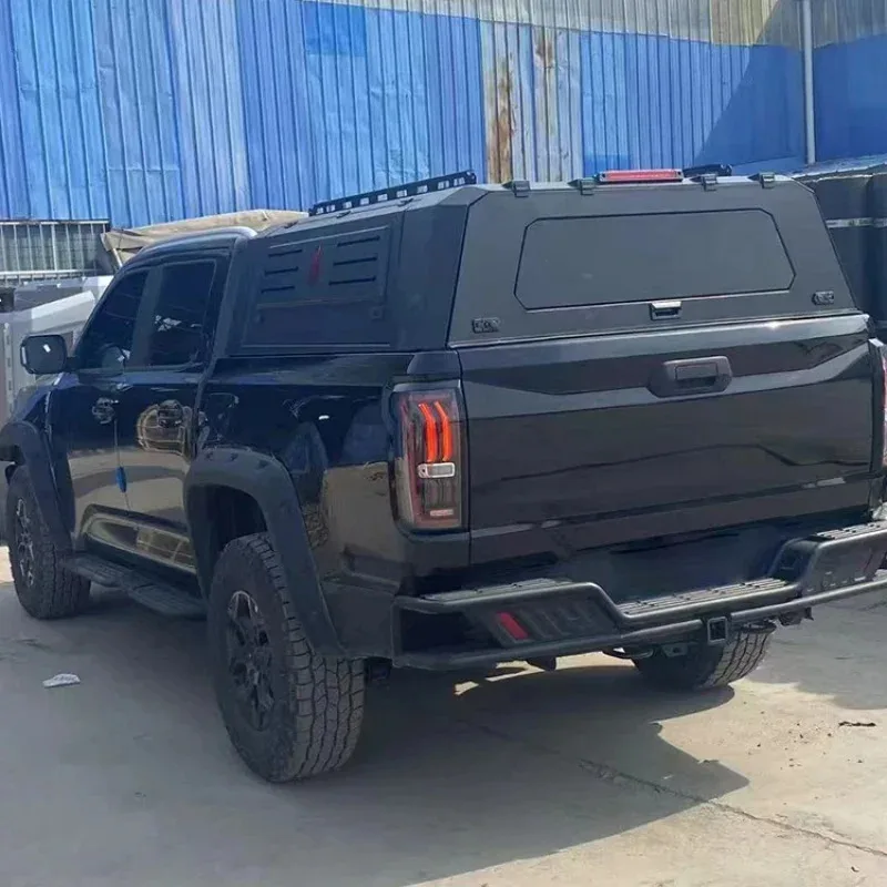 Factory High Quality Waterproof  Dustproof Anti Theft Three Door Open Aluminum Alloy Pickup Canopy view 5