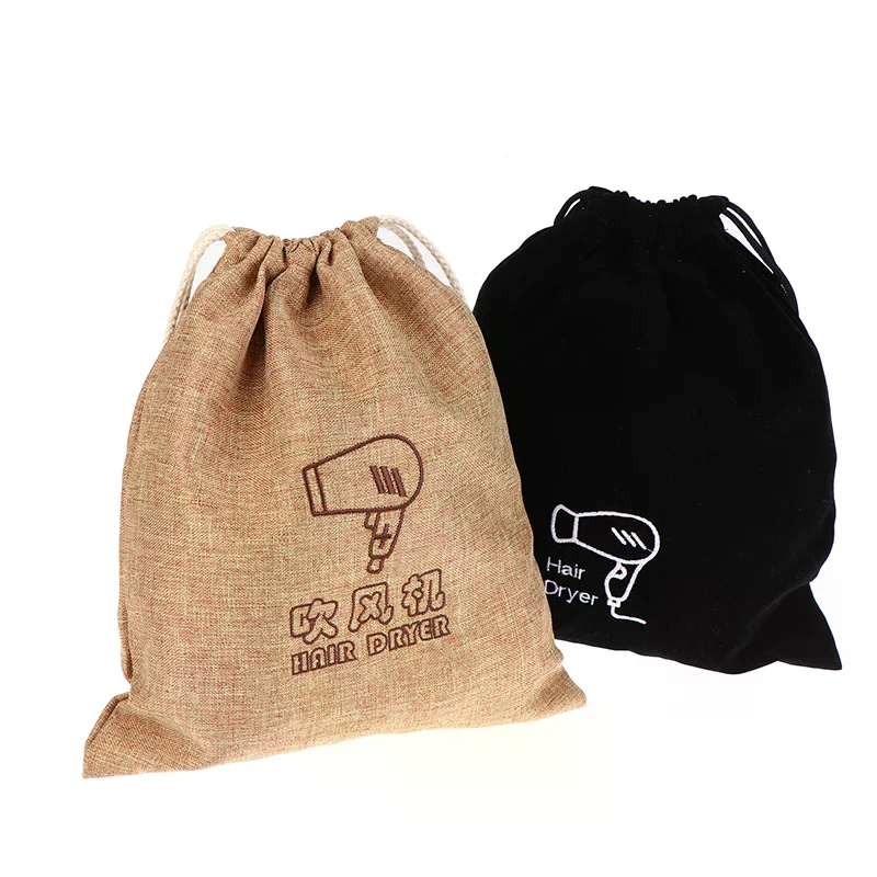 

Hair Dryer Cloth Bag Hair Diffuser Hair Dryer Bag Drawstring Closure Cover Cloth/Flocking Storage Belt Mouth Drawstring Dust Bag