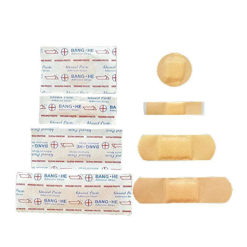 100Pcs/box Waterproof First Aid Woundplast Breathable Medical Adhesive BandageStickers for Children Kids