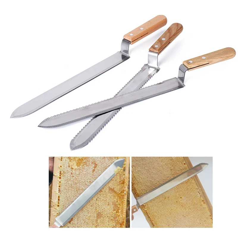 

40cm Blade Honey Knife Beehive Beekeeping Scraper Uncapping Stainless Steel Bee Hive Tools Honey extractor Equipment