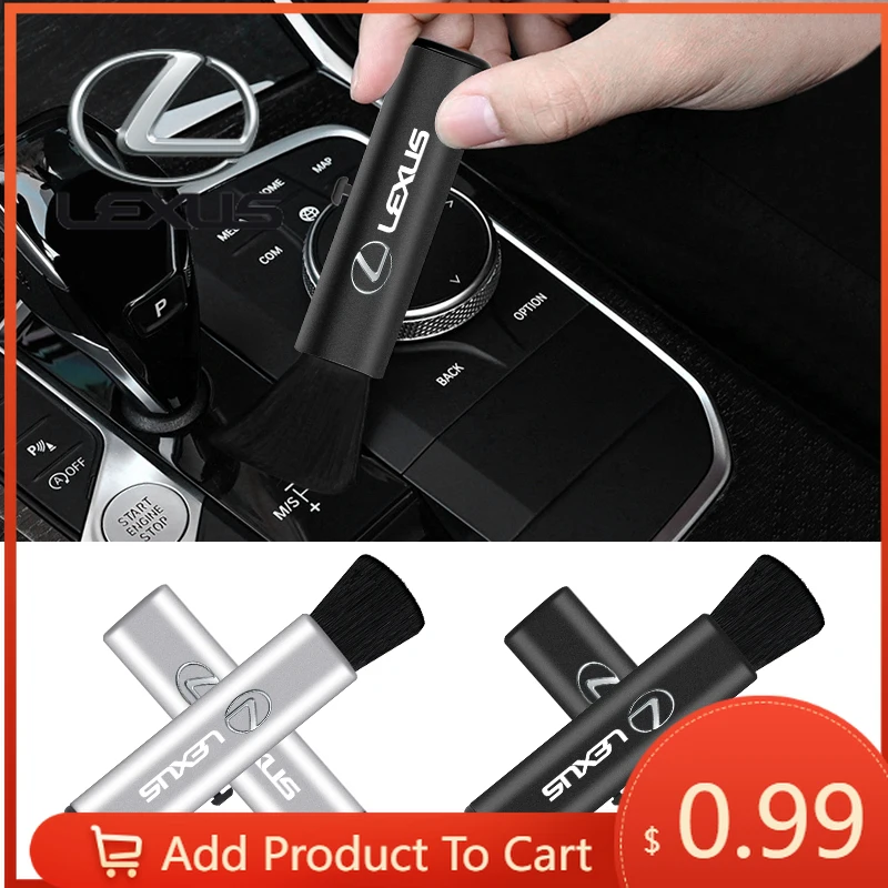

Наклейки для интерьера автомобиля, 1 шт., телескопическая маленькая мягкая щетка для чистки салона, аксессуары для Lexus ES300 RX330 RX300 GS300 IS2