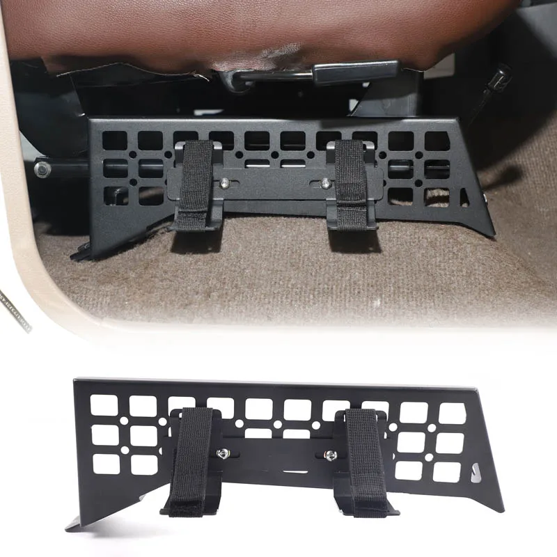 Heavy Duty Carbon Steel Seat Mount Bracket For Land Cruiser 70 Series 2007+ Passenger Side Bolt-On Storage Rack
