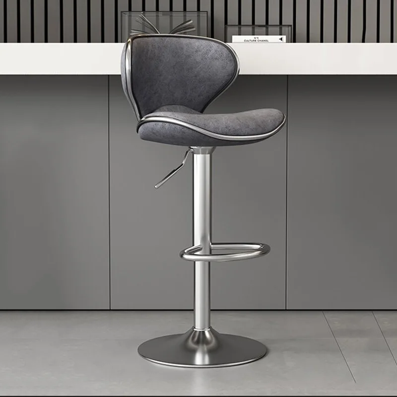 الحد الأدنى الشمال بار البراز مطعم مريح مع الظهر كراسي بار قابل للتعديل شرفة الفاخرة Banqueta الأثاث العصري #6