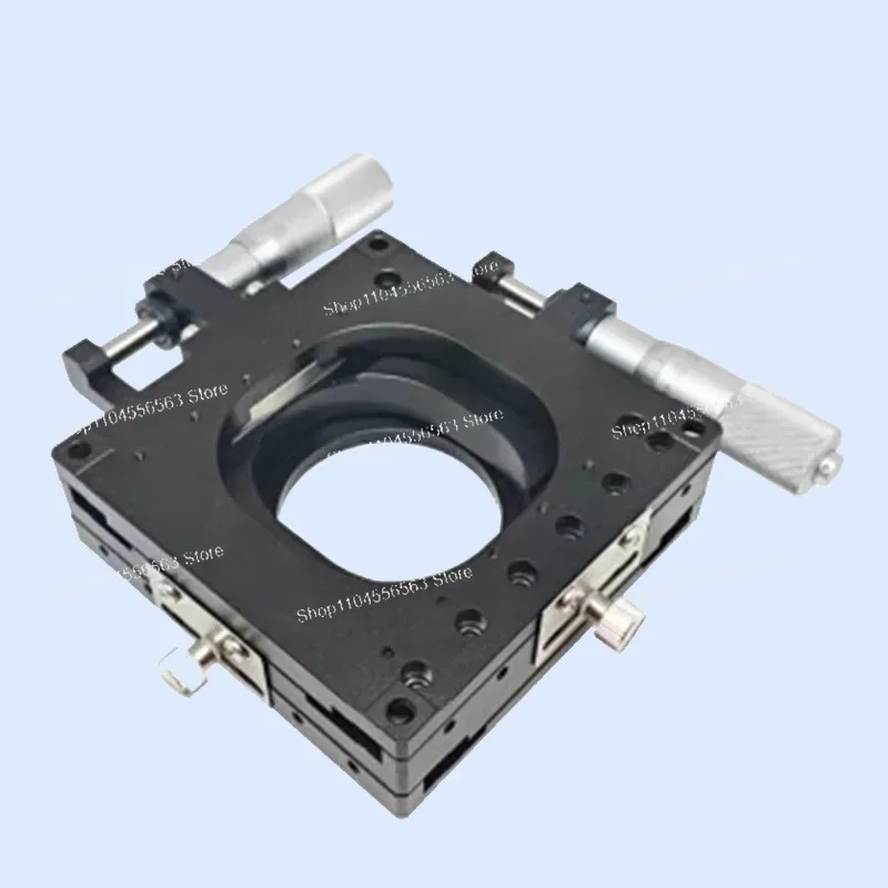 Manual XY Hollow Translation Stage PT-XY125, Two-Axis Precision Displacement Platform for Lab Alignment