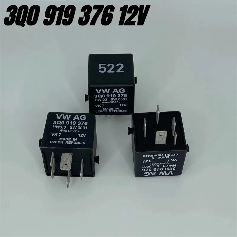 （Brand New Original）1pcs/lot 100% original genuine relay:3Q0 919 376 12V 5pins Automotive relay