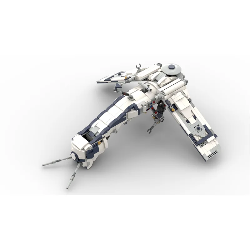 198PCS MOC famous movie interstellar transport ship spaceship model DIY assembly building block toys children's birthday gift