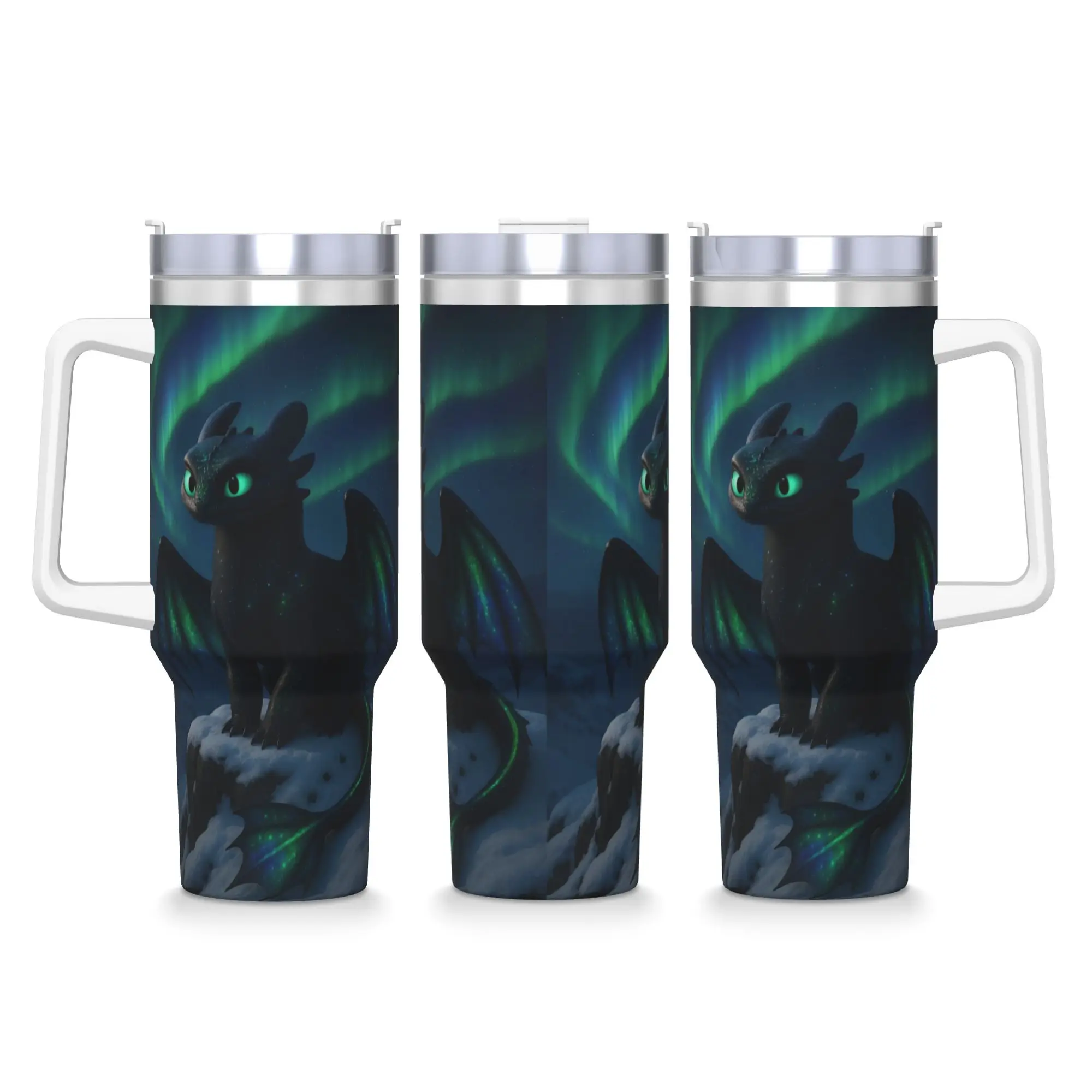 

Стакан из нержавеющей стали, беззубые термочашки с ночным свечением, сохраняющие тепло, холодные и горячие кружки, чашка, дорожная бутылка для воды с принтом