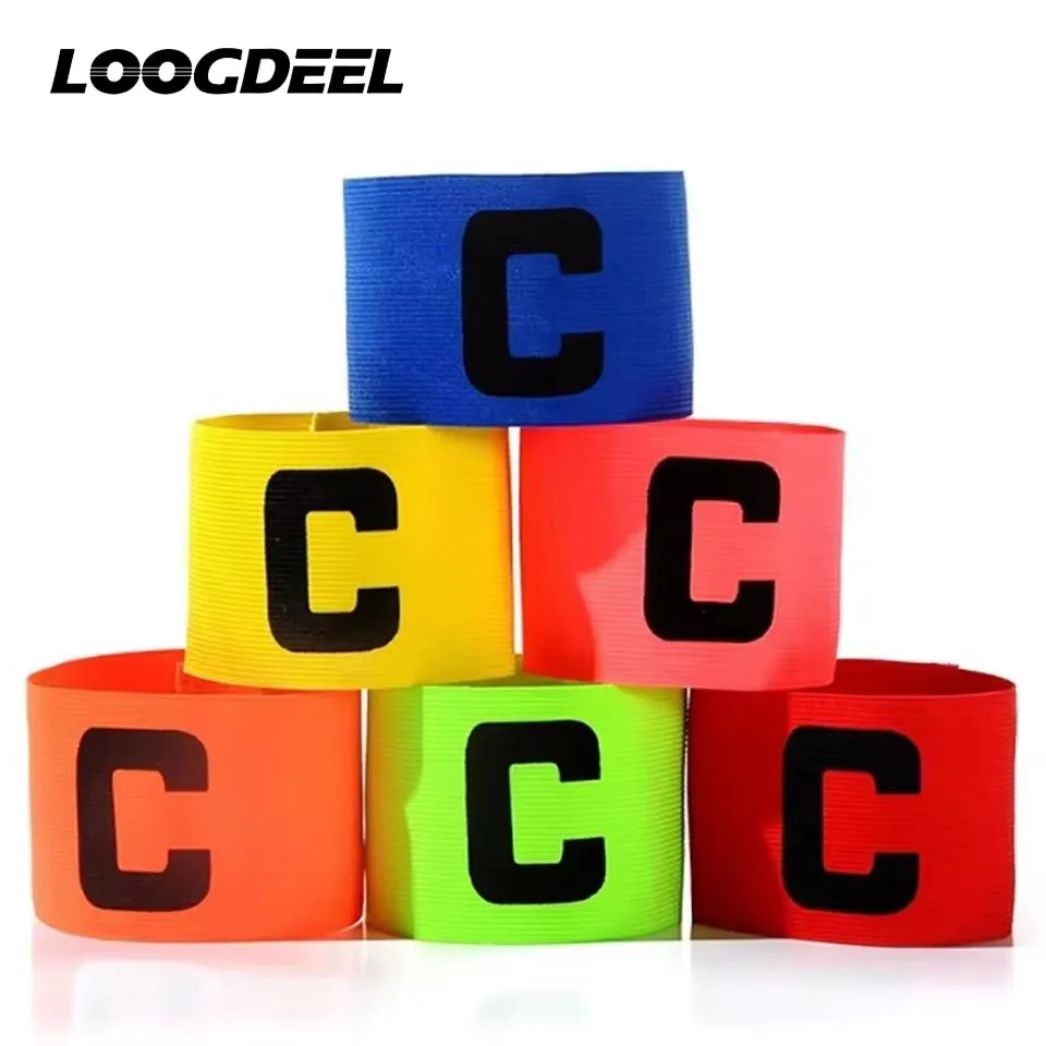 

Повязка капитана футбола Loogdeel, футбольная повязка на руку, лидер, подарок для соревнований, футбольная повязка капитана группы, футбольное тренировочное оборудование