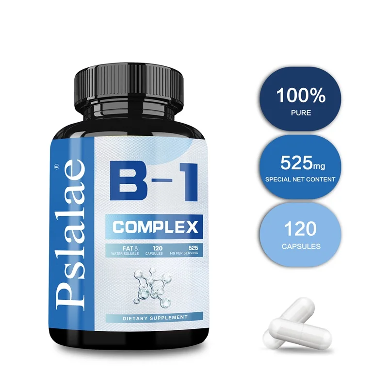 

Vitamin B1 Complex - Helps Boost Energy, Supports The Health of The Nervous and Digestive Systems, and Enhances Immunity