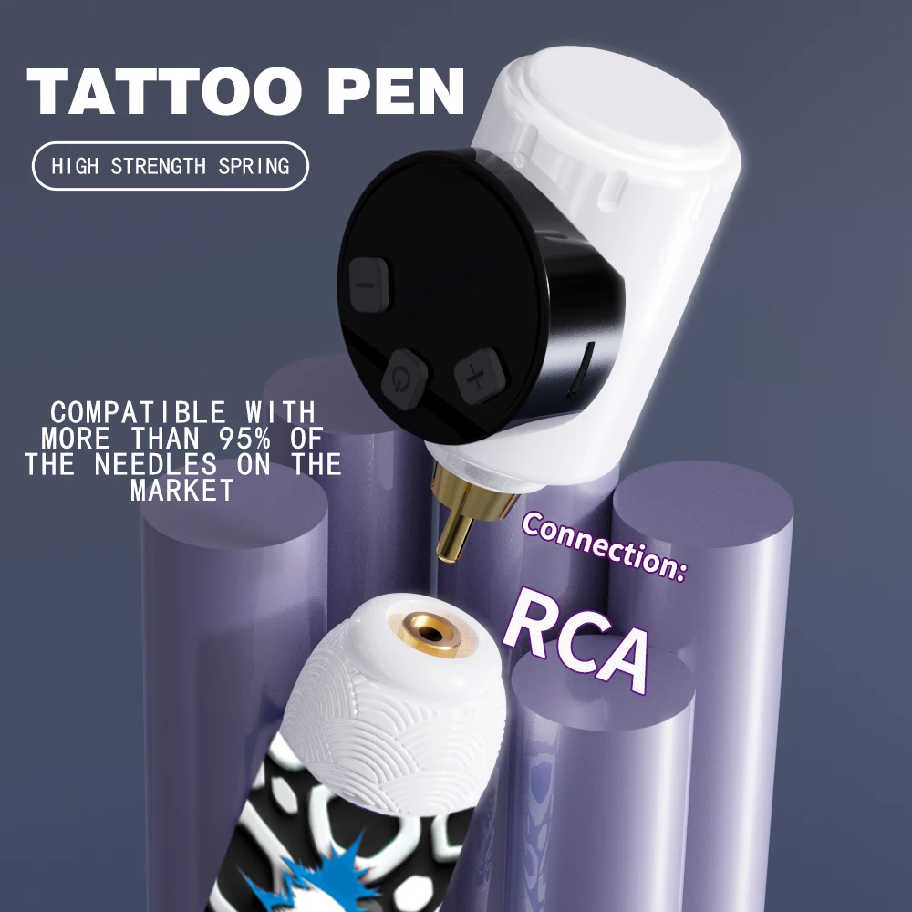 Goldplume Tattoo Kit or Tattoo Machine New Cool Tattoo Pen Set Permanent Makeup Tattoo Machine Set Wireless Tattoo Gun Set