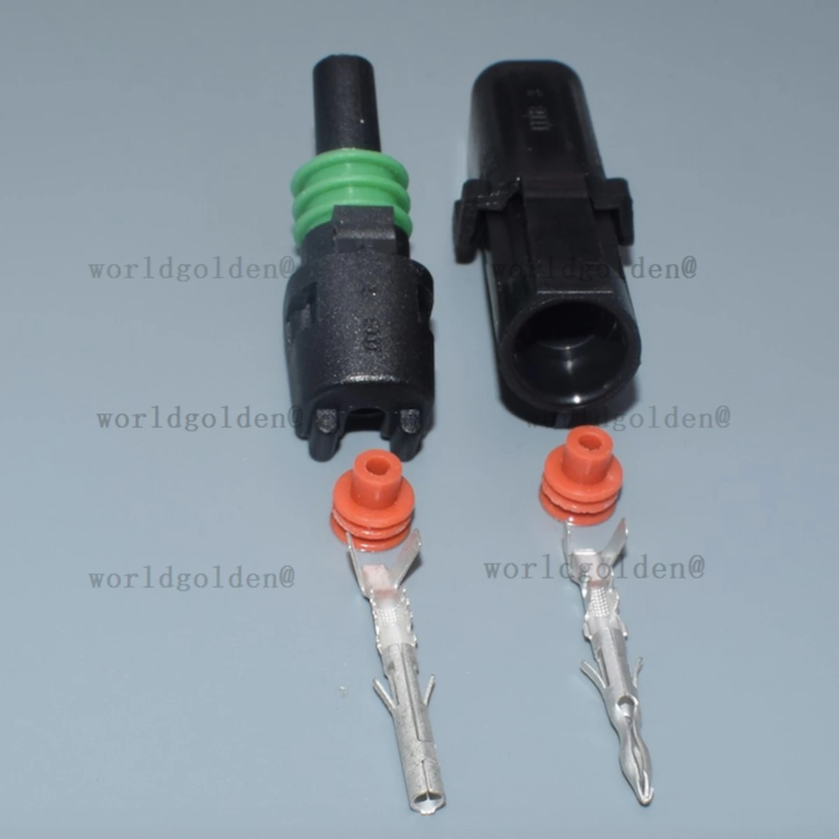 12010996 1Pin Waterproof Auto Connector Set with Terminals for Vehicle Electrical System Wiring Repair
