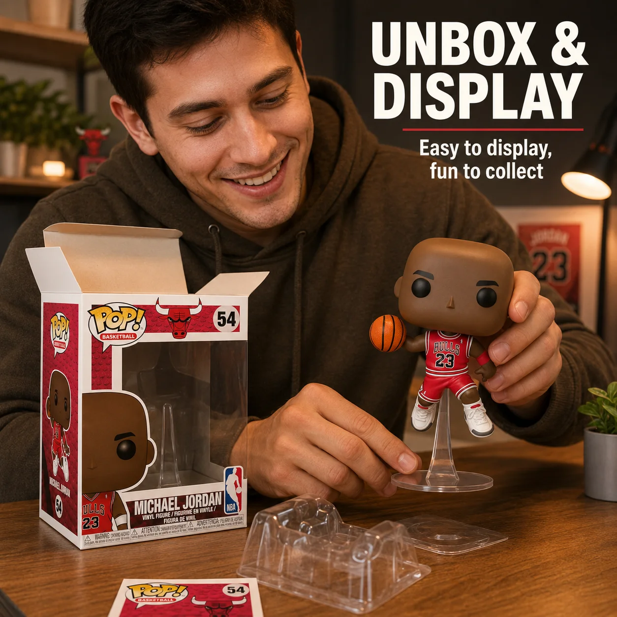 Original Funko Pop! NBA: Bulls - Michael Jordan Collectable Vinyl Figure Gift Idea Toys for Kids & Adults 36890 - view 2