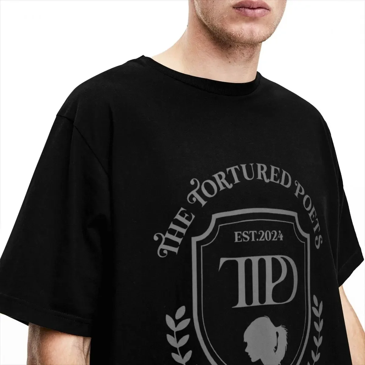 The Tortured Poets Department TTPD T Shirt Gift For TS Fan Merch Tee Shirt Short Sleeve Round Neck T-Shirt Pure Cotton Clothes