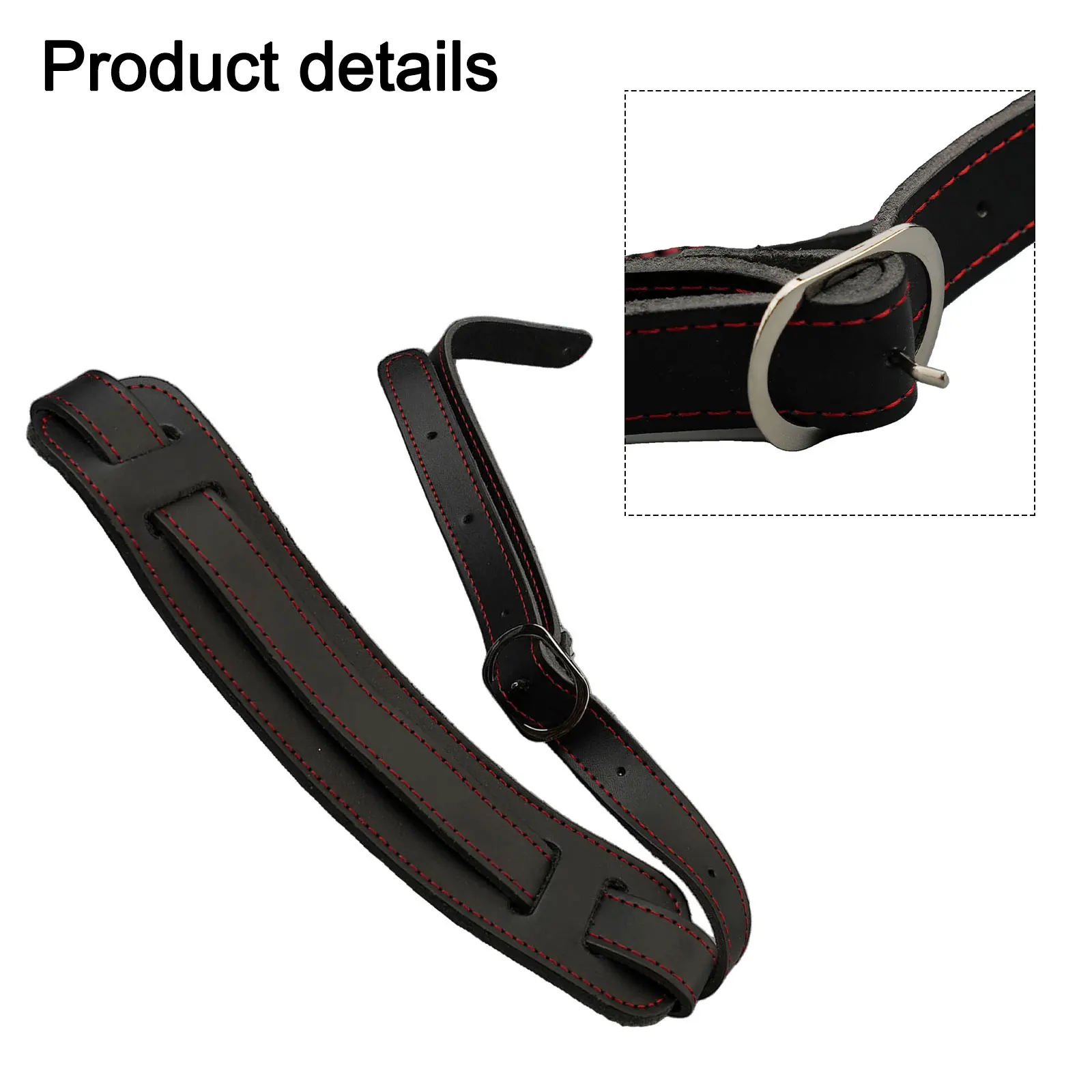 Embossed Leather Guitar Strap Adjustable for Electric Acoustic and Classical Guitars and Bass with Long Lasting Stability