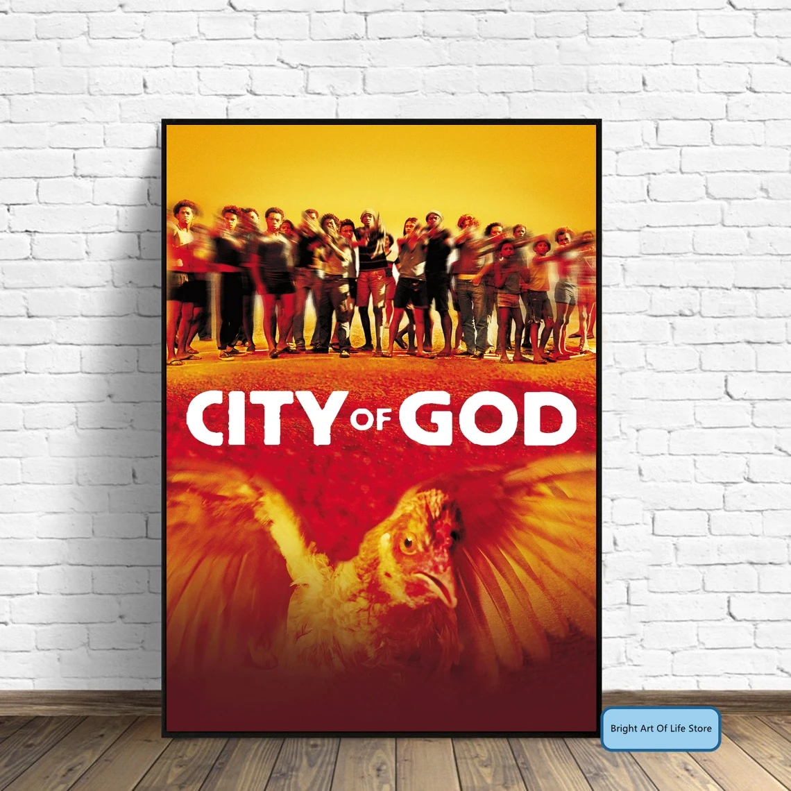 مدينة الله الفيلم المشارك ديكور المنزل طلاء جدران (بدون إطار)