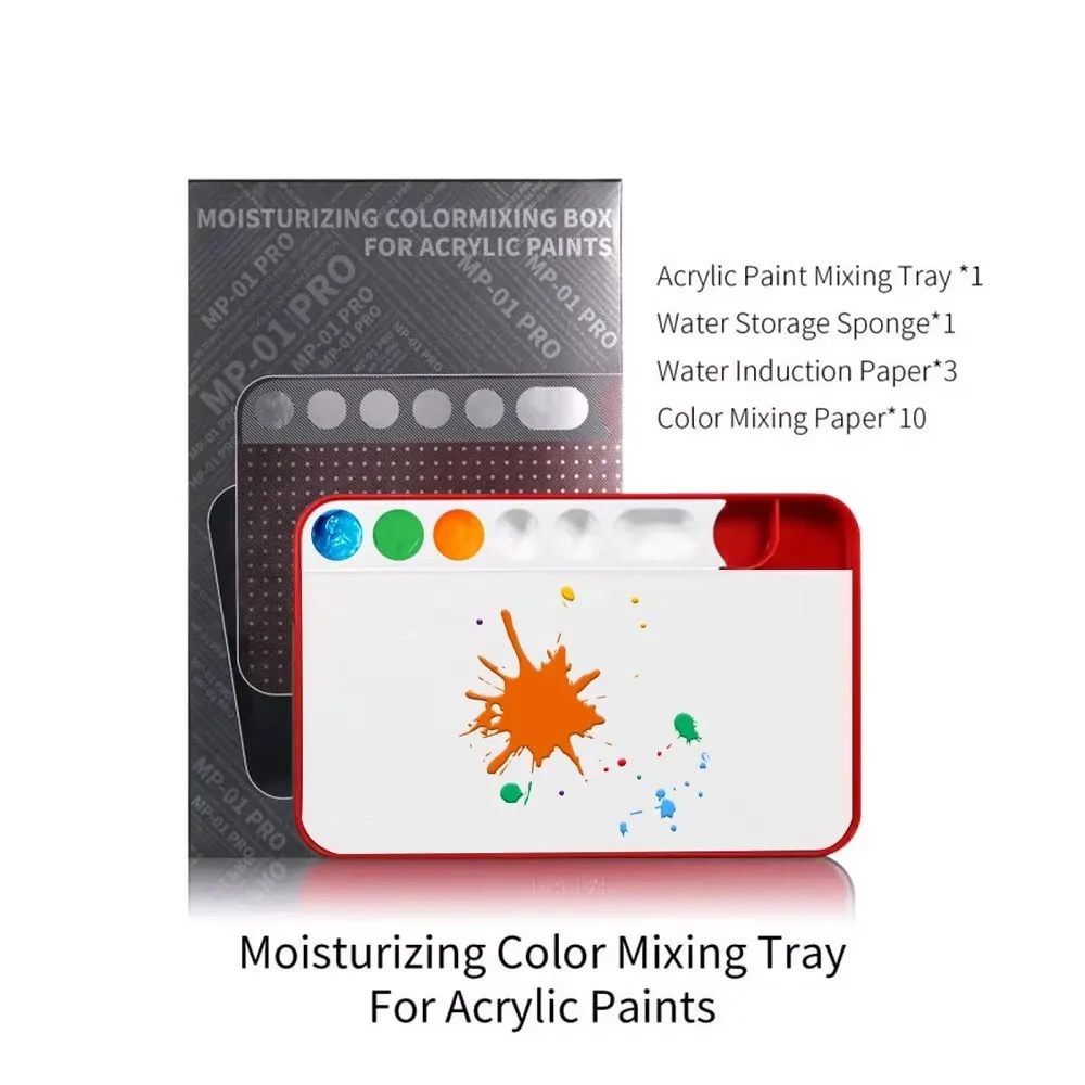 DSPIAE Watergebaseerde Pigment Hydraterende Doos Palette MP-01PRO Model Hydraterende Doos AV Verf Coating Kleurdoos