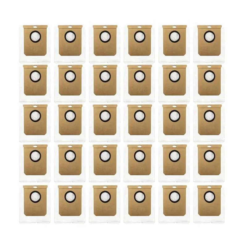 

A21Q -30Pc For Conga Home Roidmi Eve Cc/Conga 10000,8090 Ultra ,9090 Ai/Eufy L50 L60 Ses/Everybot Q5/Haier H9+ Dust Bags Sack