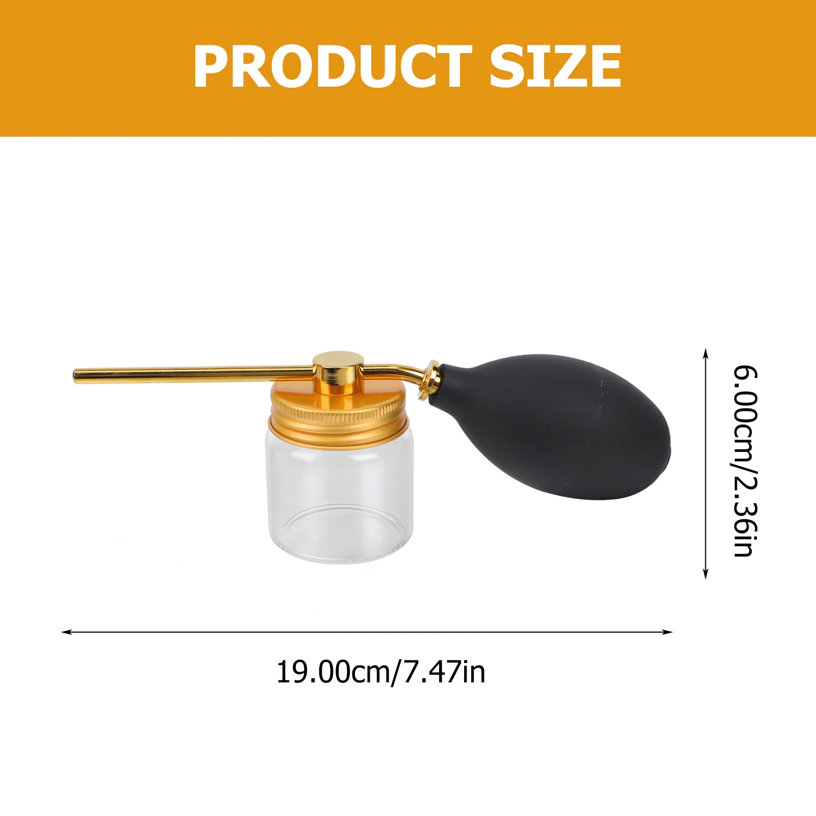 Spruzzatore per bottiglia di gasbag in fibra per salone domestico Dispersione uniforme della fibra Risparmio di denaro Flacone spray per polvere durevole