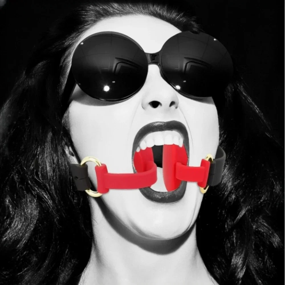 لينة سيليكون مفتوحة الفم الفم الكمامة تسخير الكرة دغة الكمامة الوثن عبودية ضبط النفس كمامة للزوجين الرقيق لعبة الجنس اللعوب BDSM لعبة #2