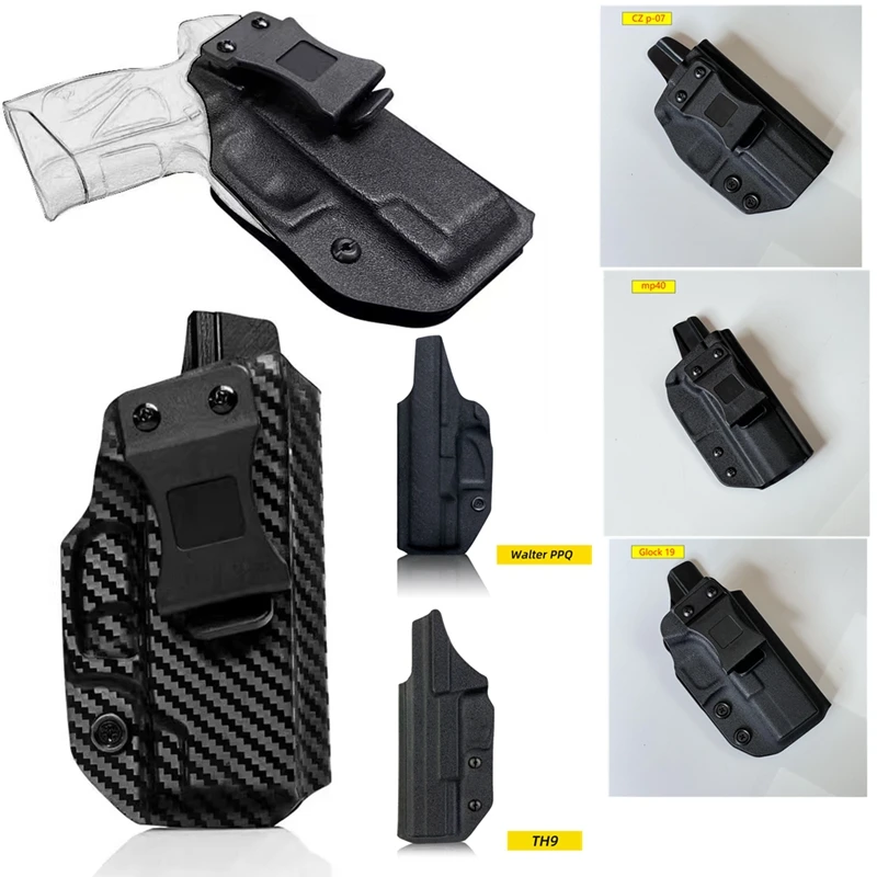 

Tactical IWB Gun Holster Hunting Waist Pistol Case Gun Bag Handgun Case for Glock 17 19 COLT 1911 SIG SAUER M17 M18 P365 SP2022