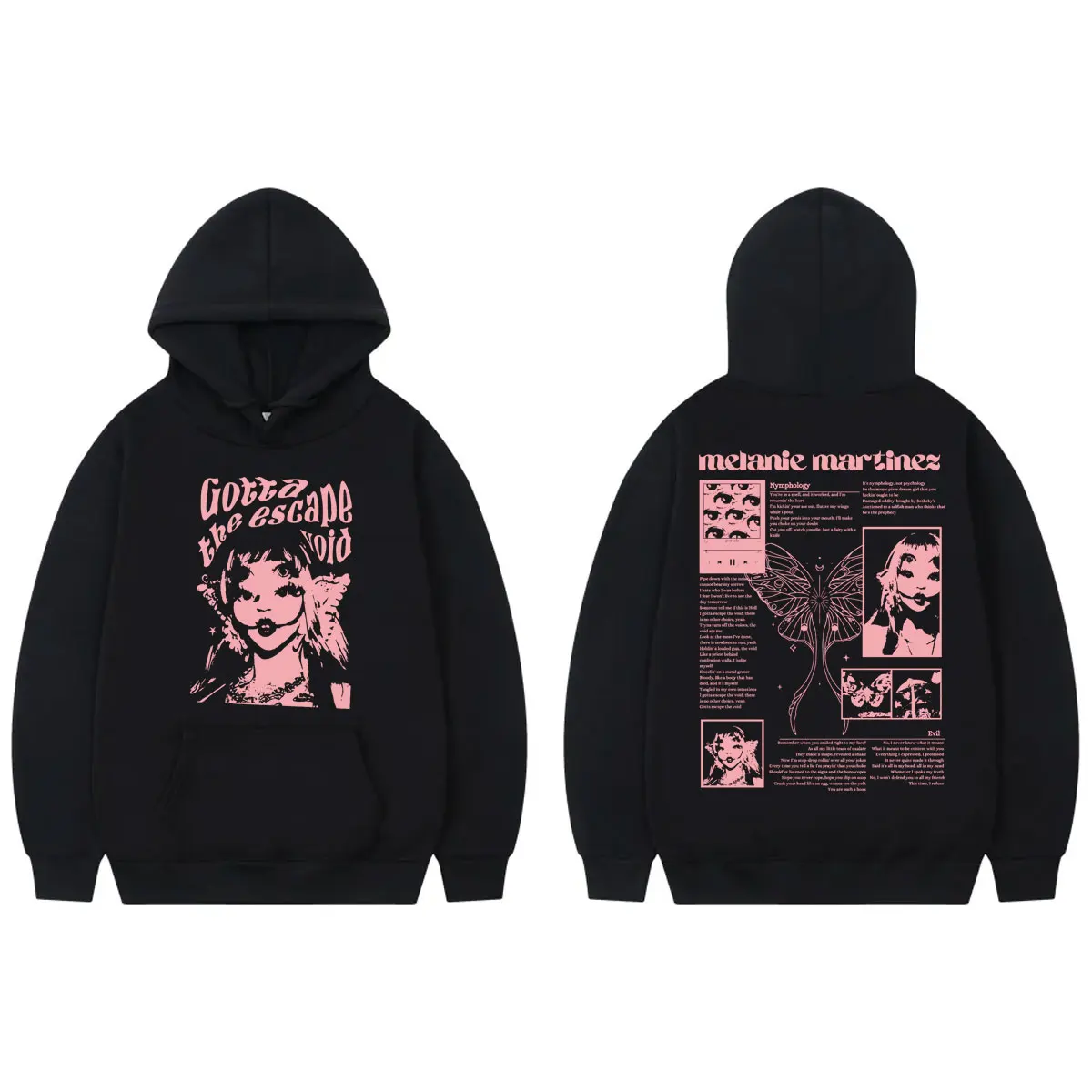 

2024 Melanie Martinez The Trilogy Tour Print Hoodies Hip Hop Trend Vintage Sweatshirts Fashion Casual Oversized Pullovers Unisex