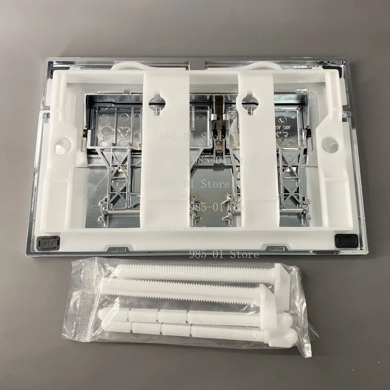 

1VPK hidden water tank flush panel wall-mounted toilet toilet black and white press the water outlet switch button accessories