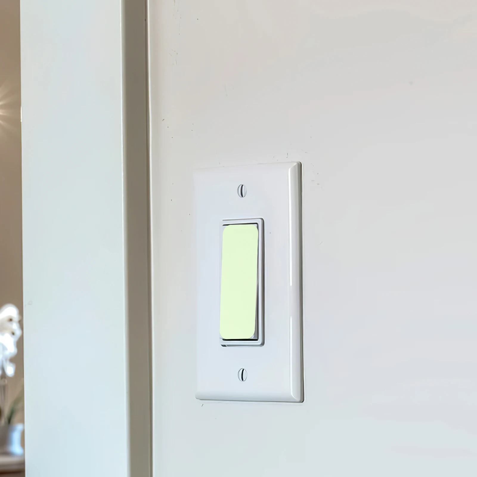 

1 Sheet Night Luminous Sticker Glow in The Dark PVC Decal for Bedroom Wall Light Decor Home Switch Sticker Decal