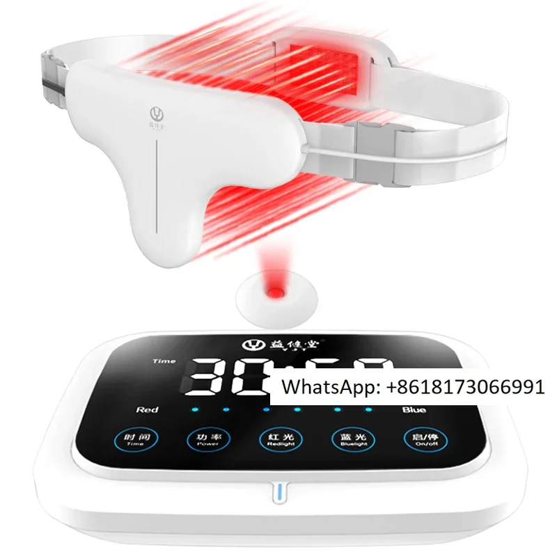 Prostatitis continuous treatment device, red blue light LED massager, male hyperplasia and calcification therapy device