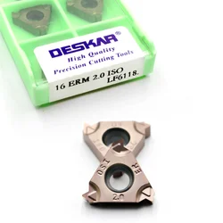 DESKAR 16ERM1.0ISO 16ERM1.5ISO 16ERM2.0ISO 16IRM2.5ISO 16IRM3.0ISO LF6018 Carbide Insert 16ERM 16IRM Inserts