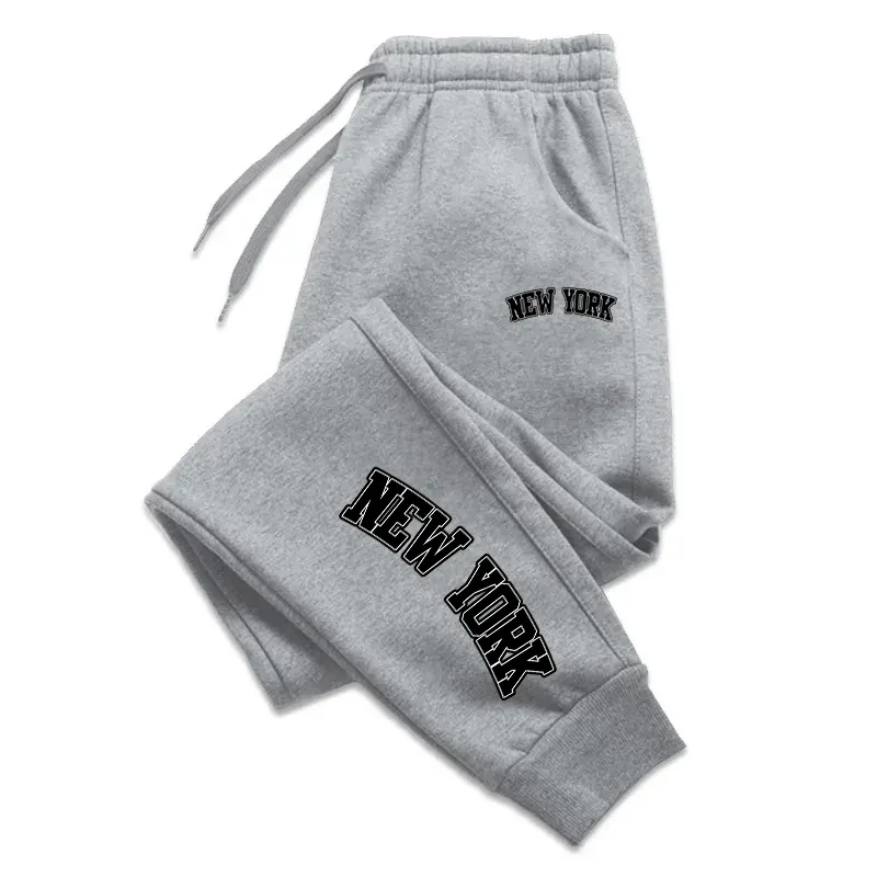 New York men's and women's casual sports pants  high-quality outdoor jogging pants for fall and winterfashionable and versatile.