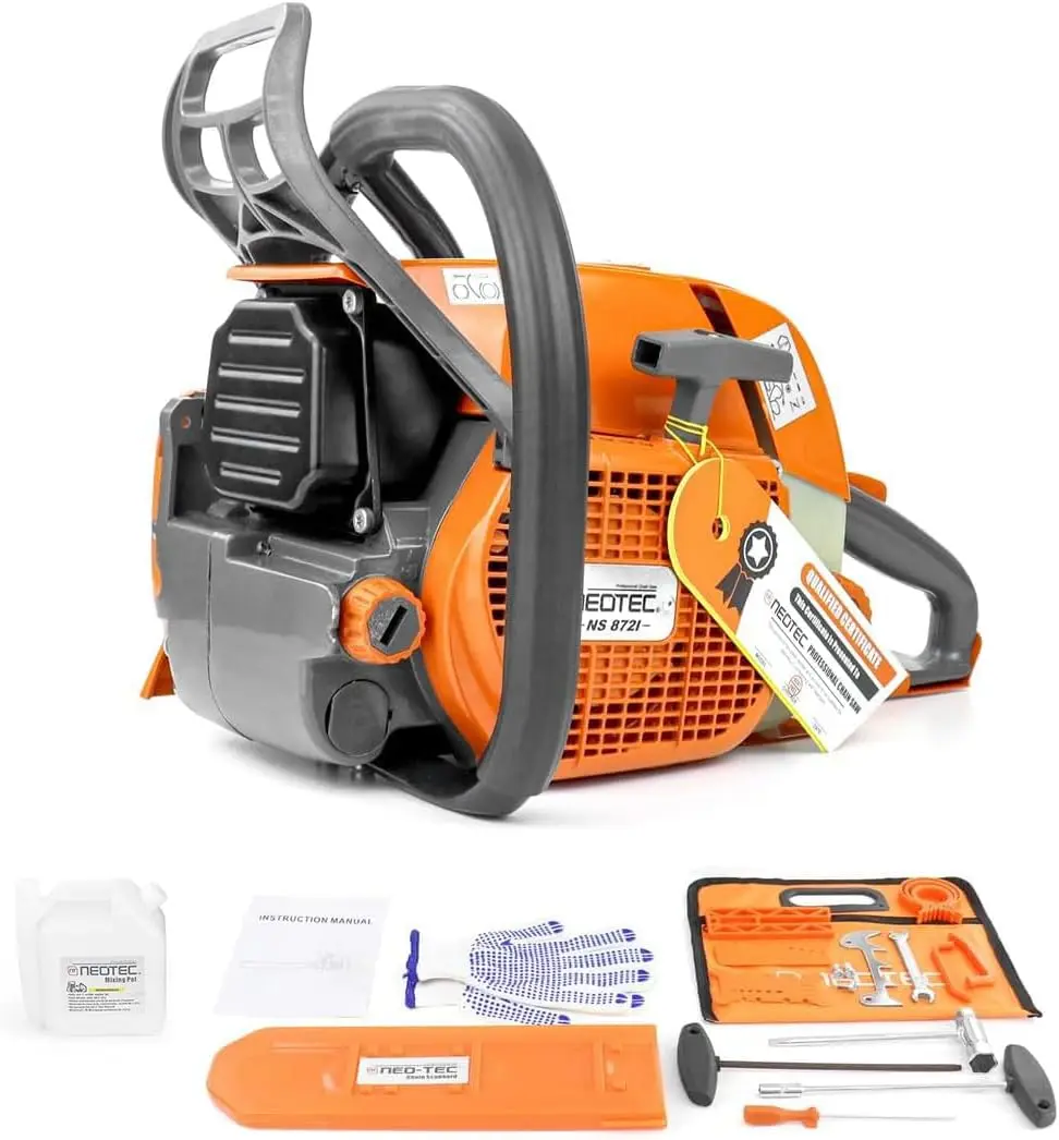 Neo-Tec Ns872I 72Cc High-End Version Gas Chainsaw Powerhead, With Ngk Spark Plug, High Performance Carburetor, Italian Ignition