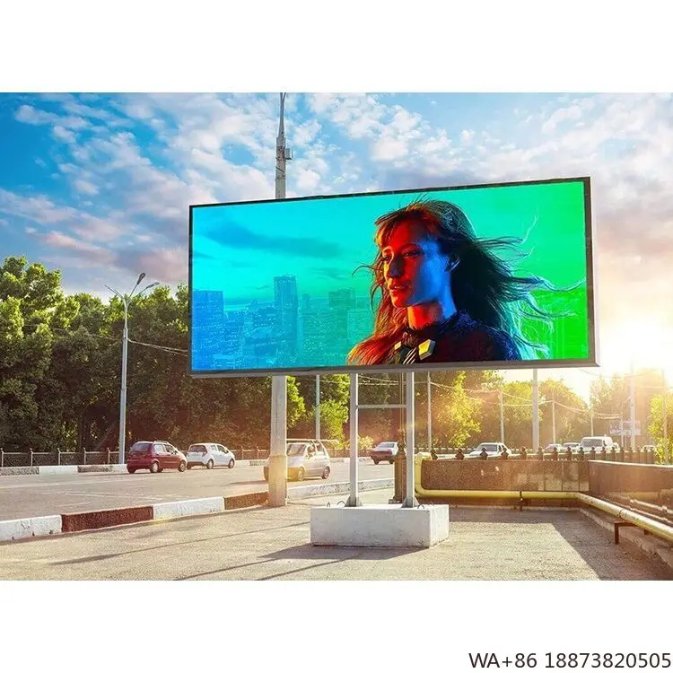 Wyprzedaż LED P2.5 P4 P5 P8 P10 o stałym rozstawie pikseli, wodoodporny panel do ścian wideo 4mx3m, gigantyczny ekran reklamowy na zewnątrz.