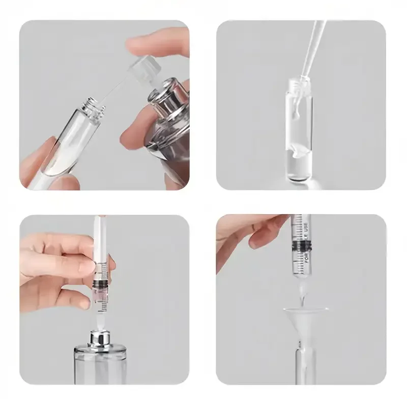 مجموعة مكملات العطور 20/40 قطعة: قمع بلاستيكي، ماصة، قطارة وحقنة مثالية للسفر ومستحضرات التجميل التي يمكنك صنعها بنفسك #4