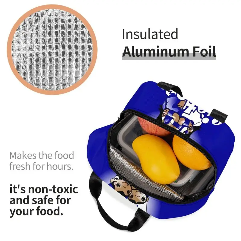 مخصص زيتا فاي بيتا شقيقة الحب حقيبة الغداء المرأة الدافئة برودة معزول صناديق الغداء للأطفال أطفال المدارس #4