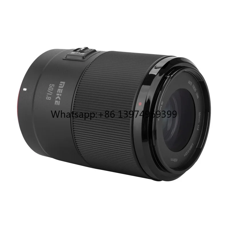 MEKE 50mm F1.8 AF Full frame autofocus lens with large aperture for portrait fixed focus