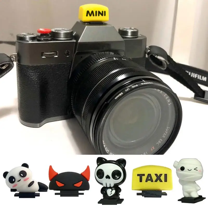 Camera Hot Shoe Cover Cartoon Shape Hot Shoe Protector Caps Cute Decoration Universal Cartoon Accessories for Slr Camera Flash