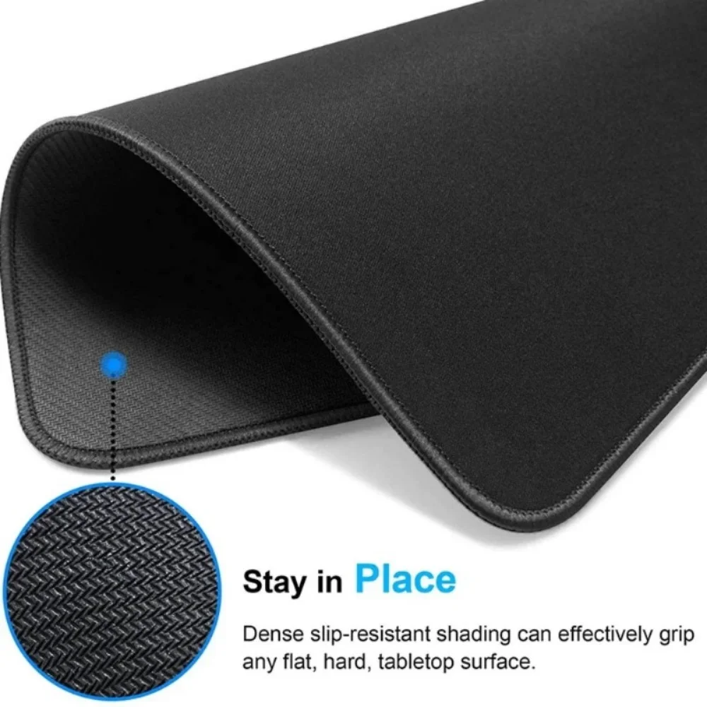 Blue creative design game mouse pad, small computer desk pad accessories, high-quality rubber anti-slip washable carpet