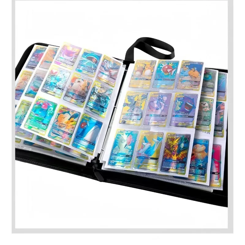 Sanrio kuromi minha melodia pochacco livro de cartão de desenho animado quatro quadrados nove grades grande capacidade livro de armazenamento de cartão de captação pu à prova d'água