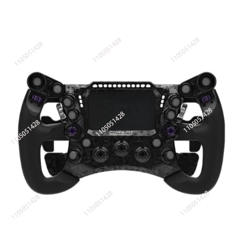 

for 290GP 290Mm/11.4" Formula Racing Emulator Game Steering Wheel With Carbon Fiber Panel & 4.3" LCD