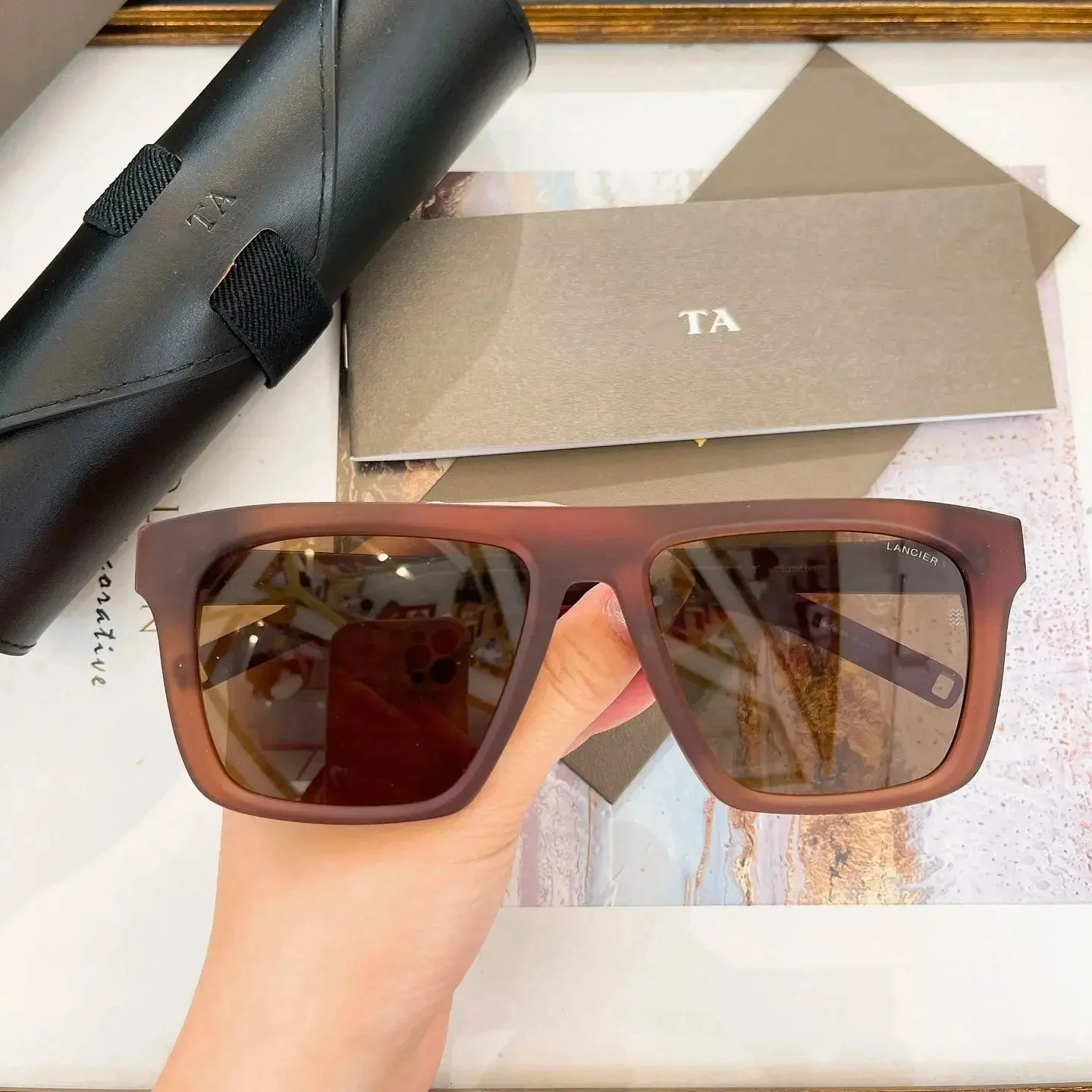 

Authentic For DIYTA DT LANCIER LSA-714 LSA714-A Classic Men Women Sun Glasses Premium Luxury Retro Male Couple Eyewear With Box