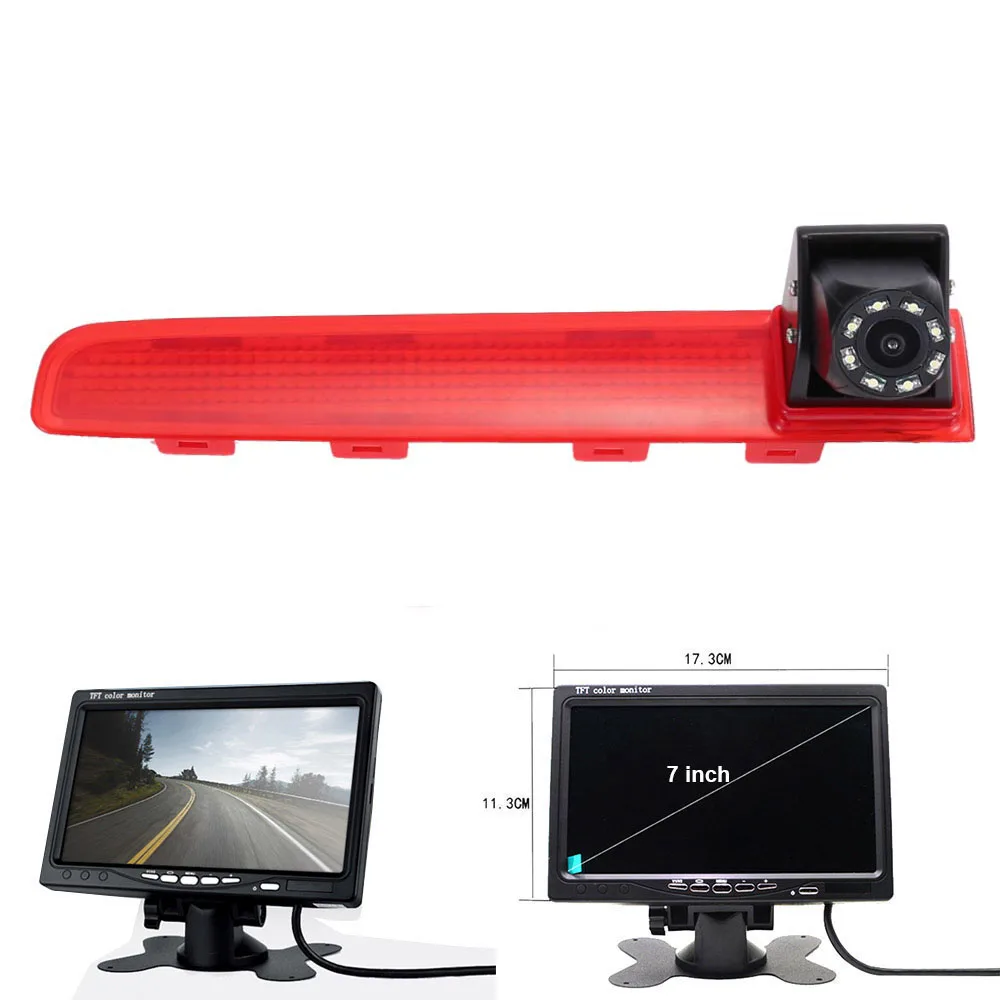 Car reverse camera +monitor for VW Multivan T5 T6 Transporter Caravelle Diesel Van Petrol Chassis Cab AWD Mk V 7FD 7FE 7FL 7FY