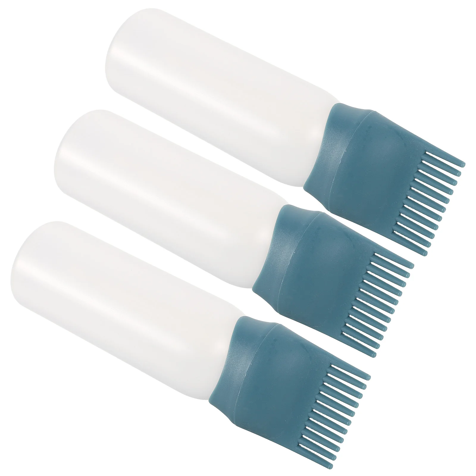 

3Pcs Root Comb Hair Color Applicator Bottle Hair Dye Shampoo Oil Dispenser for Home Salon Use 160ml Scalp Oiling Bottle