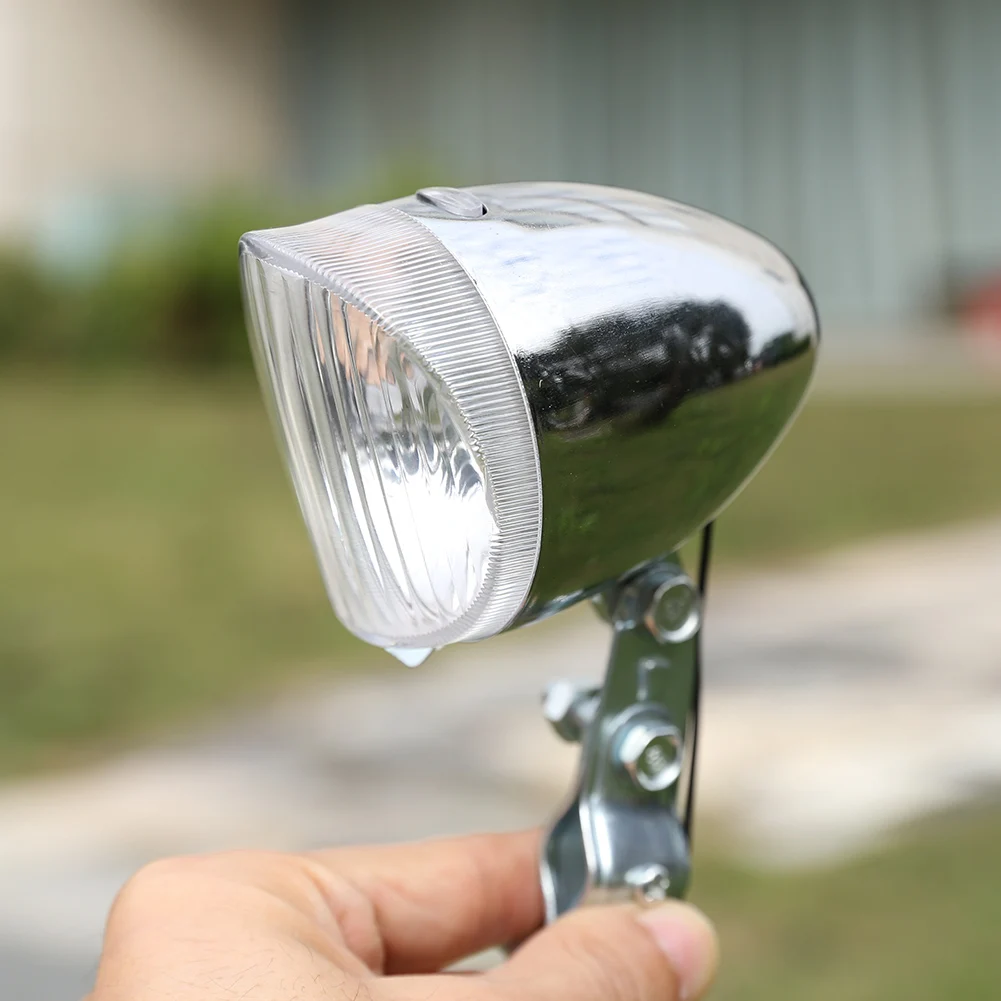 Bike Cycling Dynamo Lights Set Safety No Batteries Needed Headlight Rear