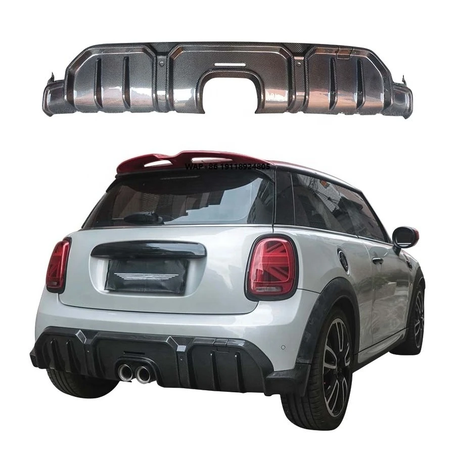 

Новый задний диффузор из карбона для MINI John Cooper Works F55/F56/F57 LCI 2, автомобильные аксессуары