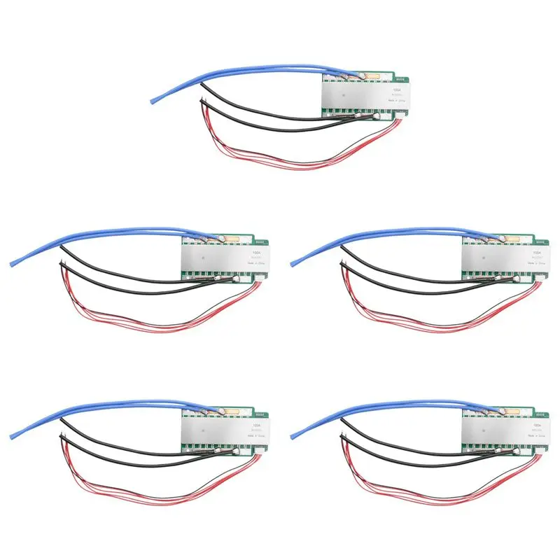 5X 4S 100A 3.2V Lifepo4 Protection Board 12.8V Car Start Inverter BMS PCB Protection Board