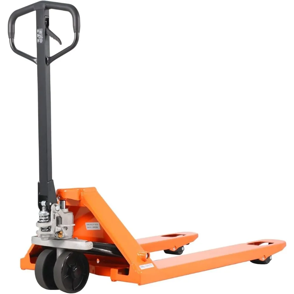 Tory Carrier Pallet Jack 5500 Lb. Capacidad, transpaleta manual, 21 x 48 horquillas, camiones manuales de servicio estándar