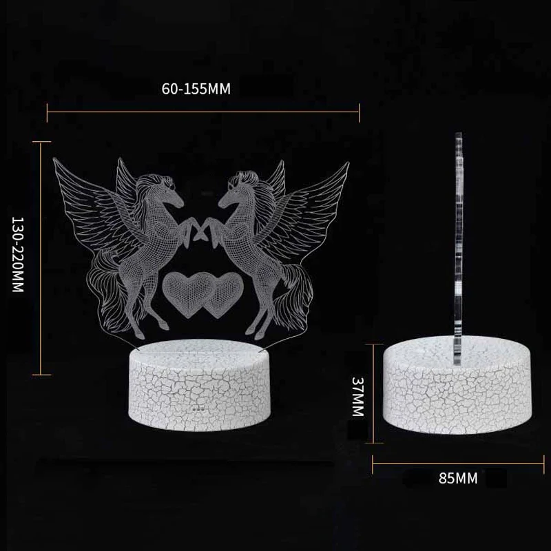 Marvel Captain America Acrylic Lamp Avengers Superheroes Action Figure LED Night Lights Home Decoration Light Children Toys Gift