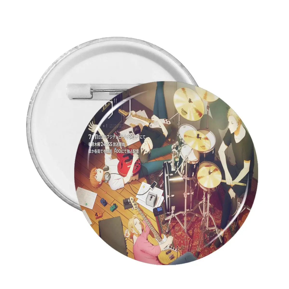 Значок на воротник из ПВХ с аниме «уенояма рицука», значок на лацкан, броши для одежды, ювелирные аксессуары, подарок