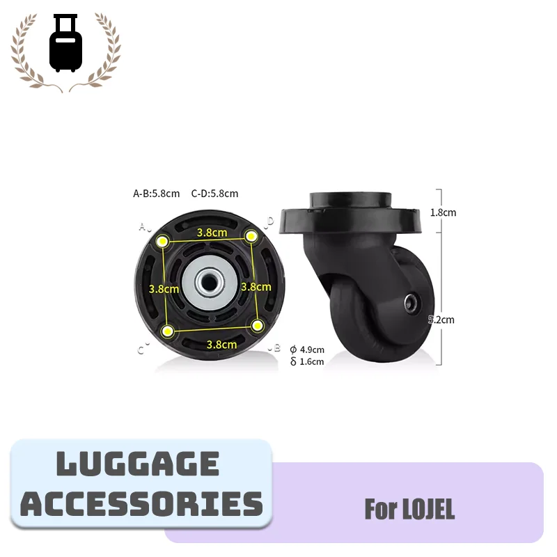 

For LOJEL PP10 Repair And Replacement Parts For Castors; Wheel Password For Travel leather Suitcase; Quiet Wheels For Suitcase