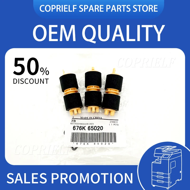 Rodillo de recogida de papel Original 676K65020 607K00050 para impresoras Xerox 675K82240 675K82242 022K74870 109R00790 604K66430 675K86570